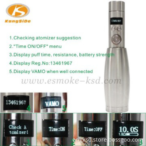 New vv mod KSD SS e-Bowl vamo mod E Cigarette